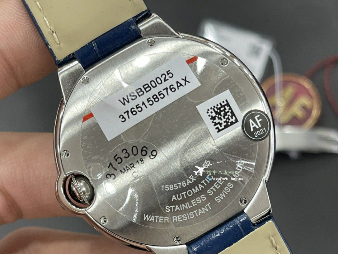 AF top  Replica Copy  Cartier  蓝气球42MM男款WSBB0003 wrist watches  / K359