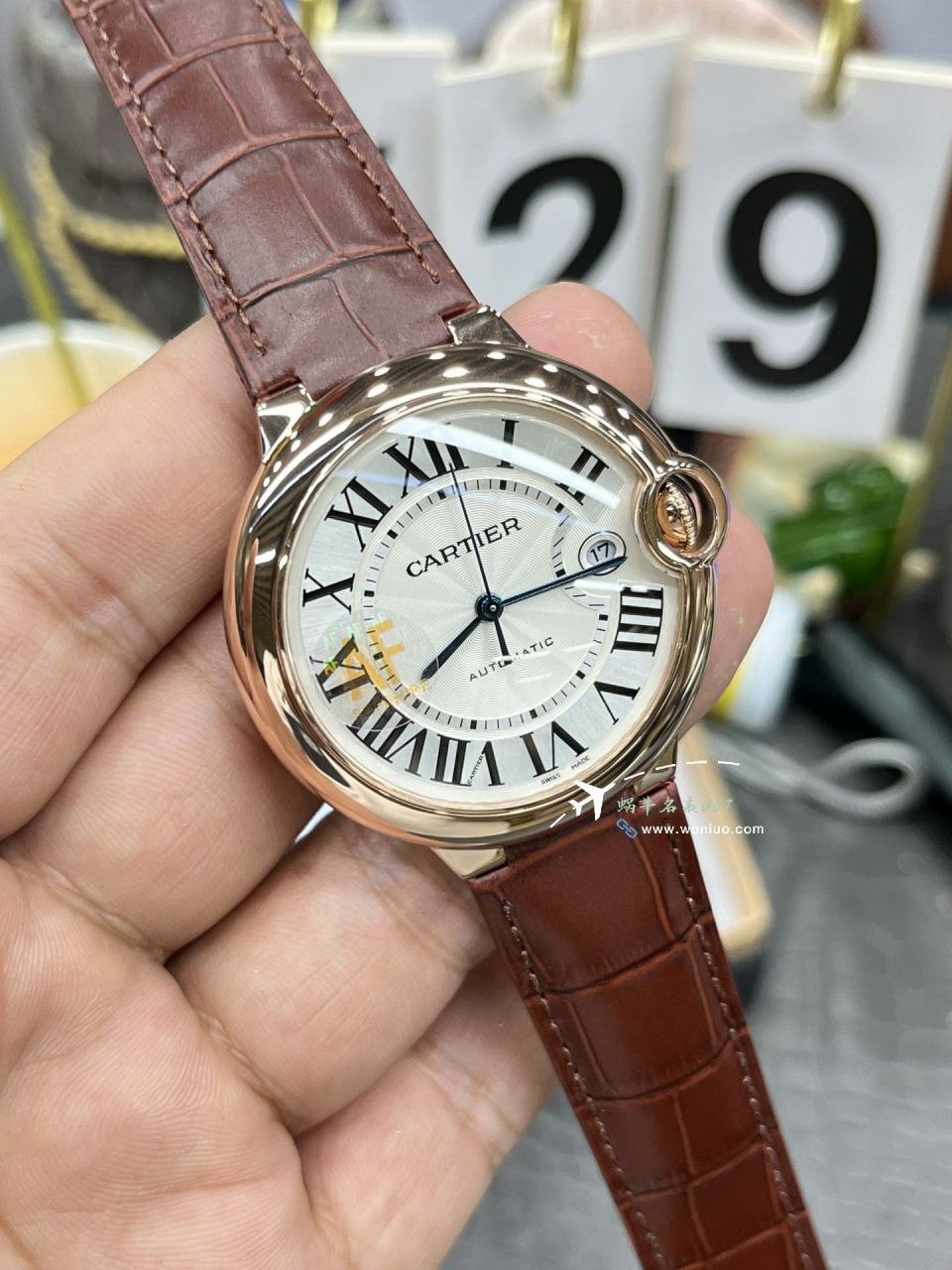 AF top  Replica Copy  Cartier  蓝气球42MM男款WSBB0003 wrist watches  / K359