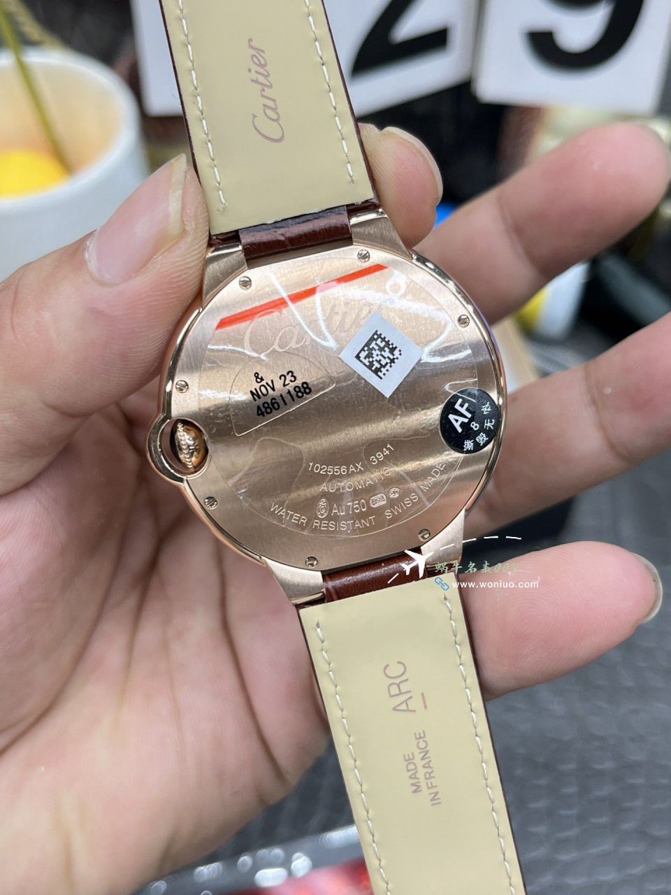 AF top  Replica Copy  Cartier  蓝气球42MM男款WSBB0003 wrist watches  / K359