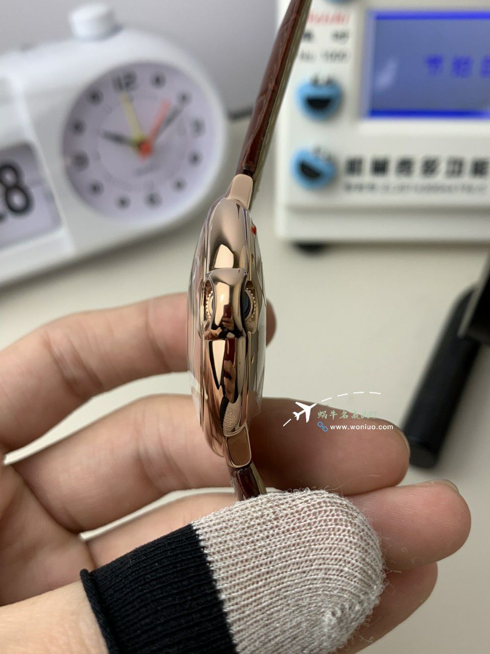 AF Cartier  蓝气球男款42毫米 Replica Copy WE9009Z3 wrist watches  / K363