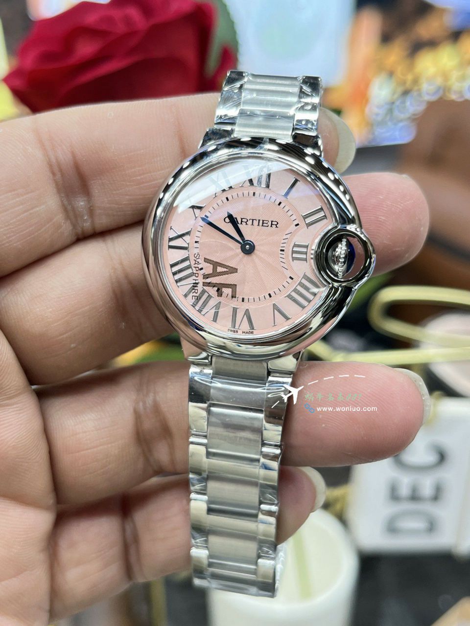 AF Cartier  蓝气球33毫米石英女 Watches  Perfect  Replica Copy W6920084，WSBB0034，W6920086 wrist watches  / K366