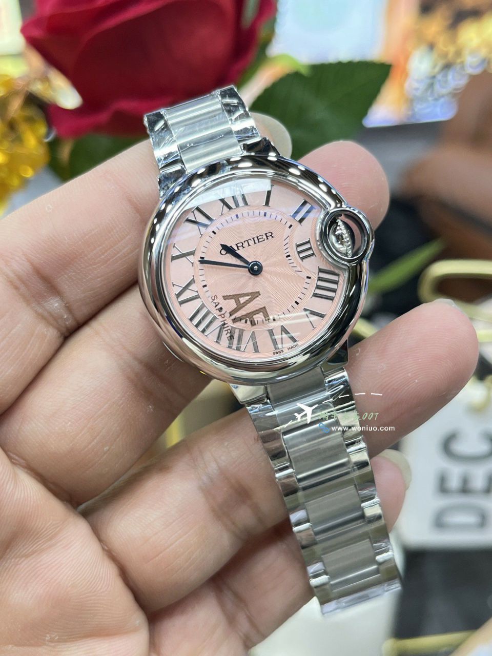 AF Cartier  蓝气球33毫米石英女 Watches  Perfect  Replica Copy W6920084，WSBB0034，W6920086 wrist watches  / K366
