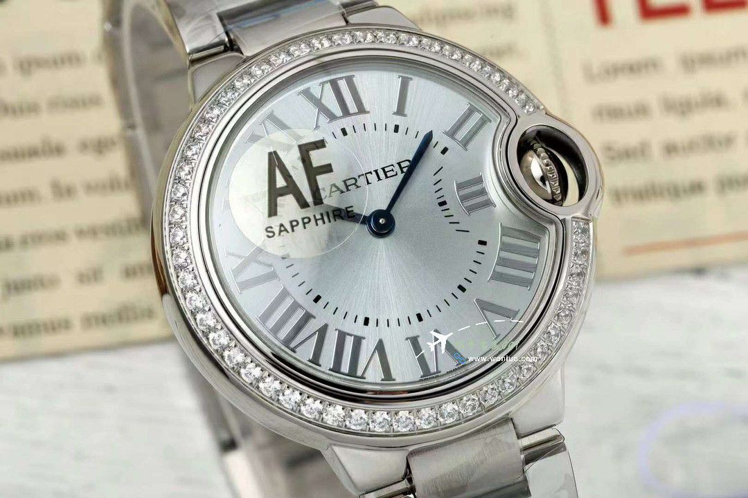 AF Cartier  蓝气球33毫米石英女 Watches  Perfect  Replica Copy W6920084，WSBB0034，W6920086 wrist watches  / K366
