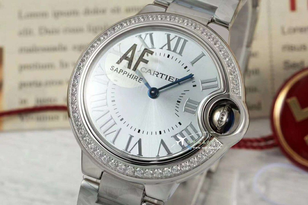 AF Cartier  蓝气球33毫米石英女 Watches  Perfect  Replica Copy W6920084，WSBB0034，W6920086 wrist watches  / K366