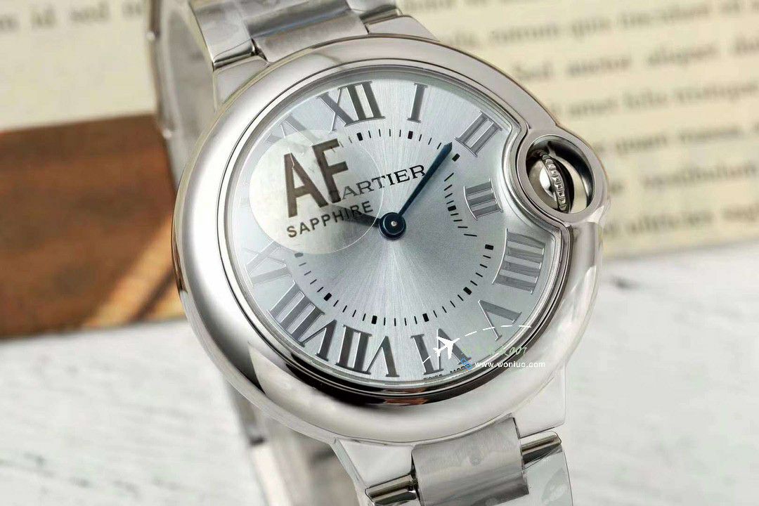 AF Cartier  蓝气球33毫米石英女 Watches  Perfect  Replica Copy W6920084，WSBB0034，W6920086 wrist watches  / K366
