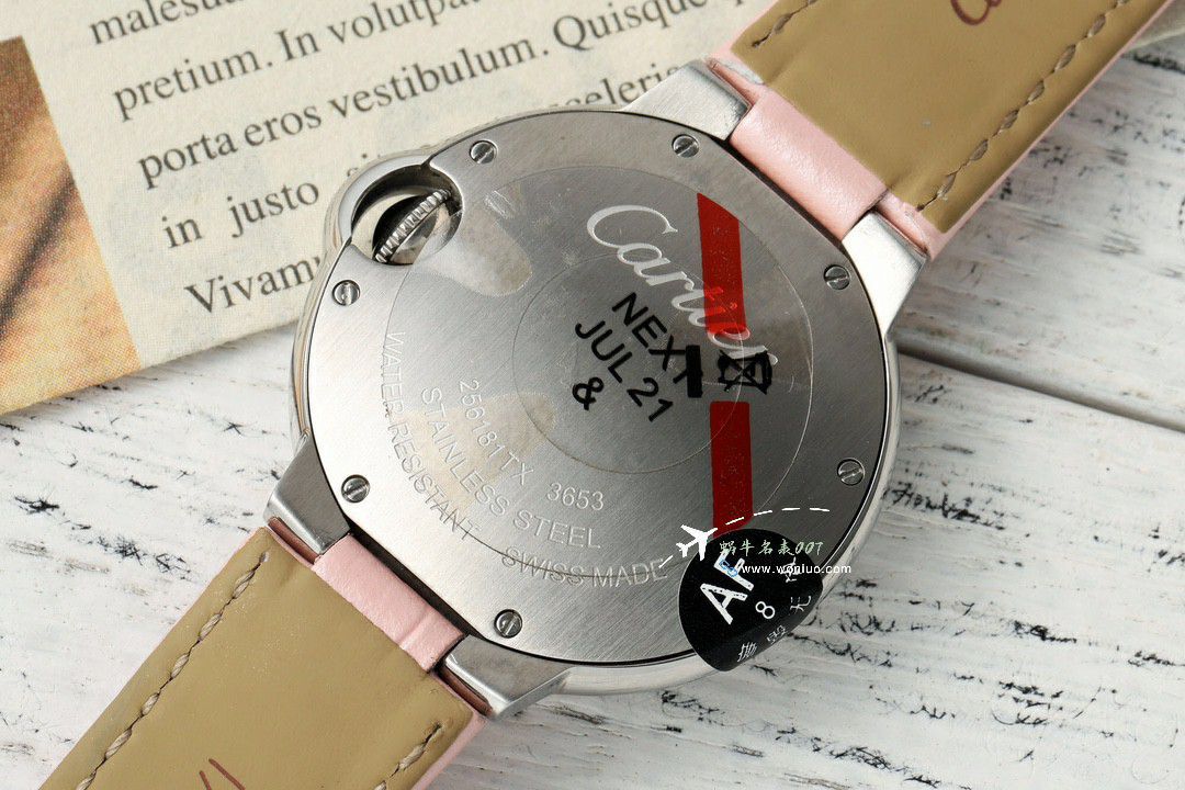 AF Cartier  蓝气球33毫米石英女 Watches  Perfect  Replica Copy W6920084，WSBB0034，W6920086 wrist watches  / K366
