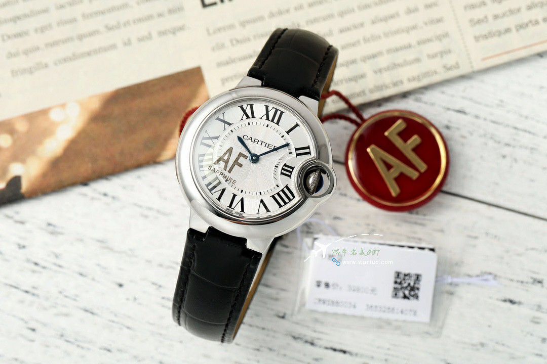 AF Cartier  蓝气球33毫米石英女 Watches  Perfect  Replica Copy W6920084，WSBB0034，W6920086 wrist watches  / K366