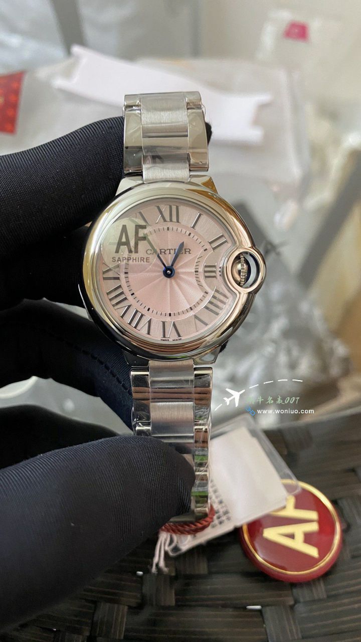 AF Cartier  蓝气球33毫米石英女 Watches  Perfect  Replica Copy W6920084，WSBB0034，W6920086 wrist watches  / K366