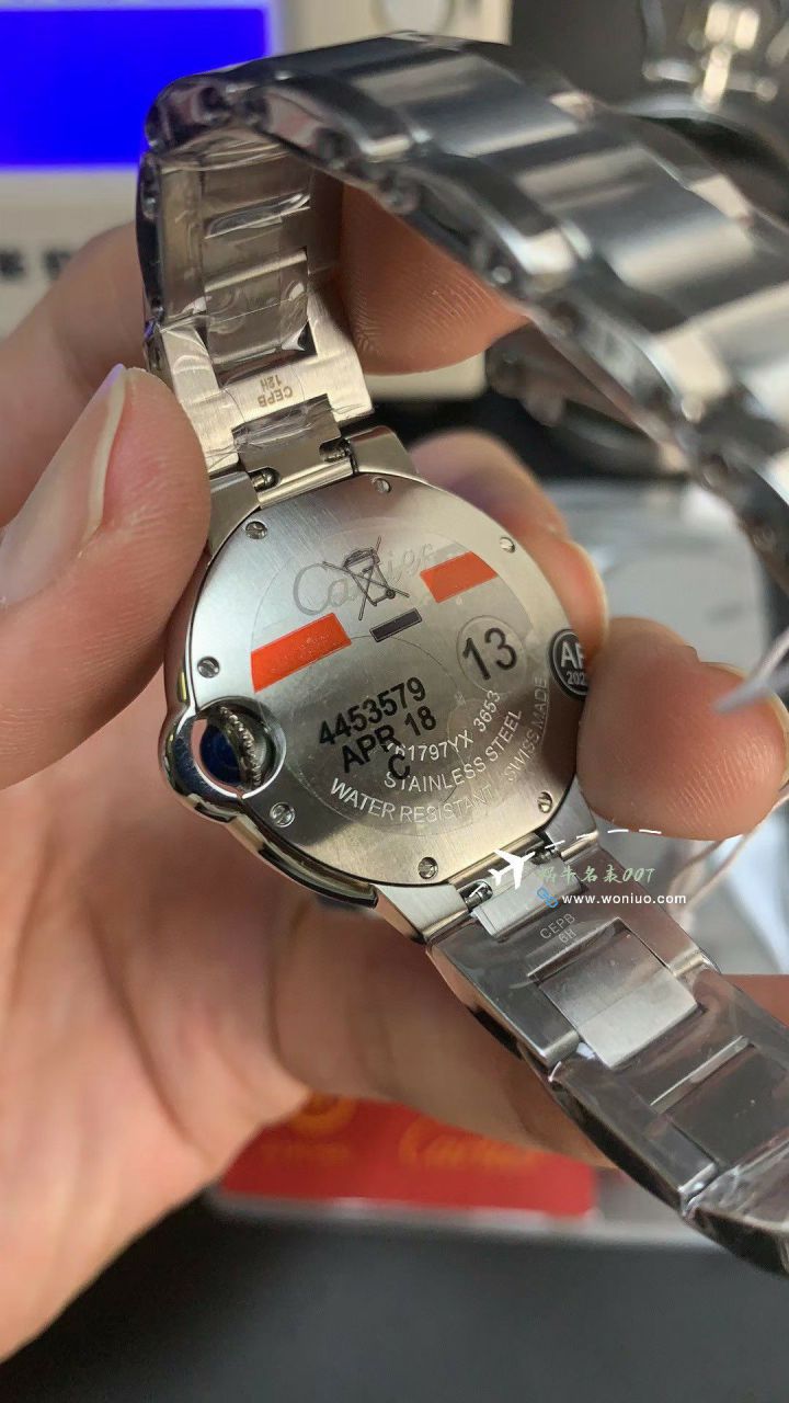 AF Cartier  蓝气球33毫米石英女 Watches  Perfect  Replica Copy W6920084，WSBB0034，W6920086 wrist watches  / K366