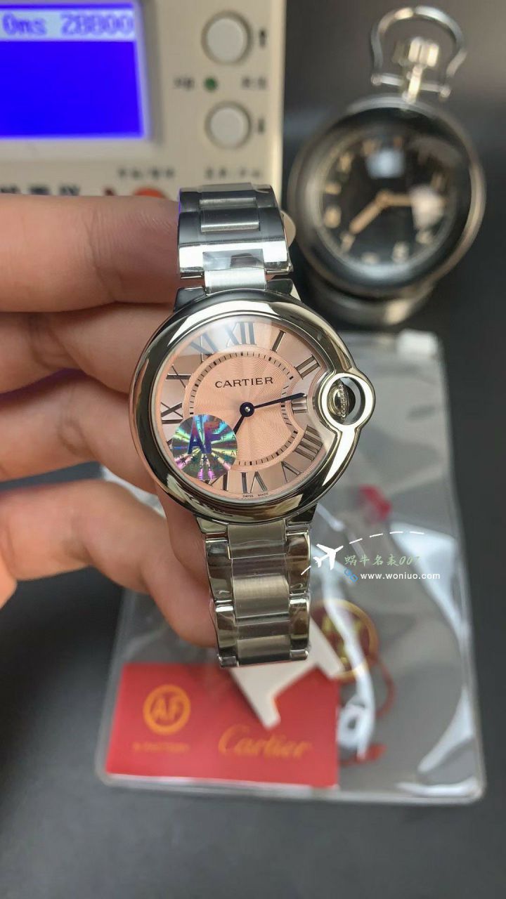 AF Cartier  蓝气球33毫米石英女 Watches  Perfect  Replica Copy W6920084，WSBB0034，W6920086 wrist watches  / K366