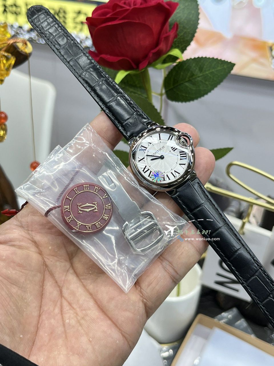 AF Cartier  蓝气球33毫米石英女 Watches  Perfect  Replica Copy W6920084，WSBB0034，W6920086 wrist watches  / K366