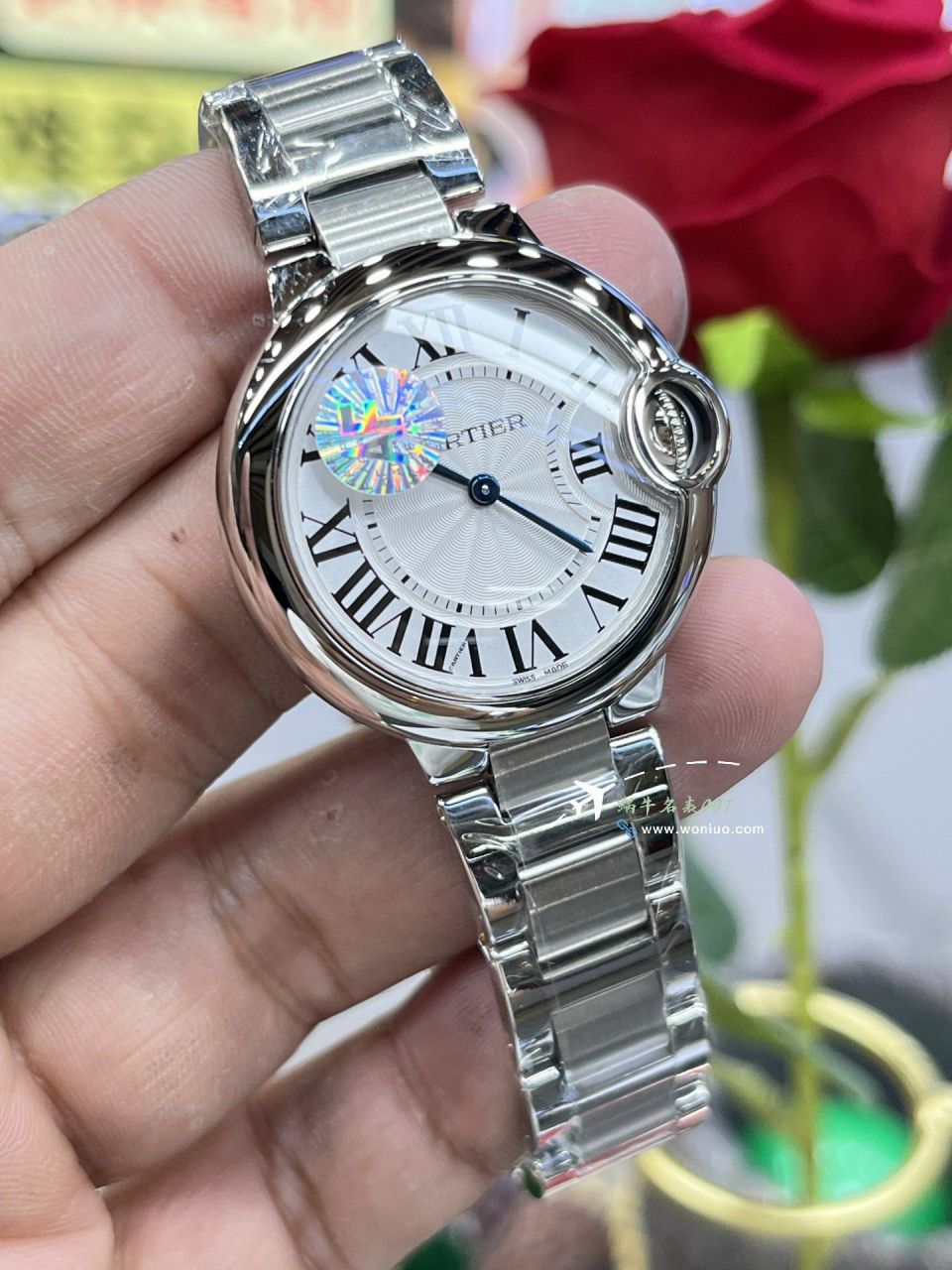 AF Cartier  蓝气球33MM石英 Replica Copy 女士 Watches 系列WSBB0047 wrist watches  / K367