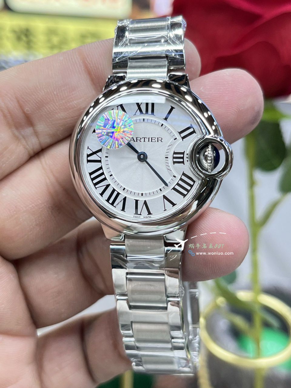 AF Cartier  蓝气球33MM石英 Replica Copy 女士 Watches 系列WSBB0047 wrist watches  / K367