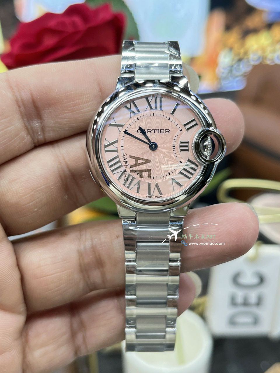 AF Cartier  蓝气球33MM石英 Replica Copy 女士 Watches 系列WSBB0047 wrist watches  / K367