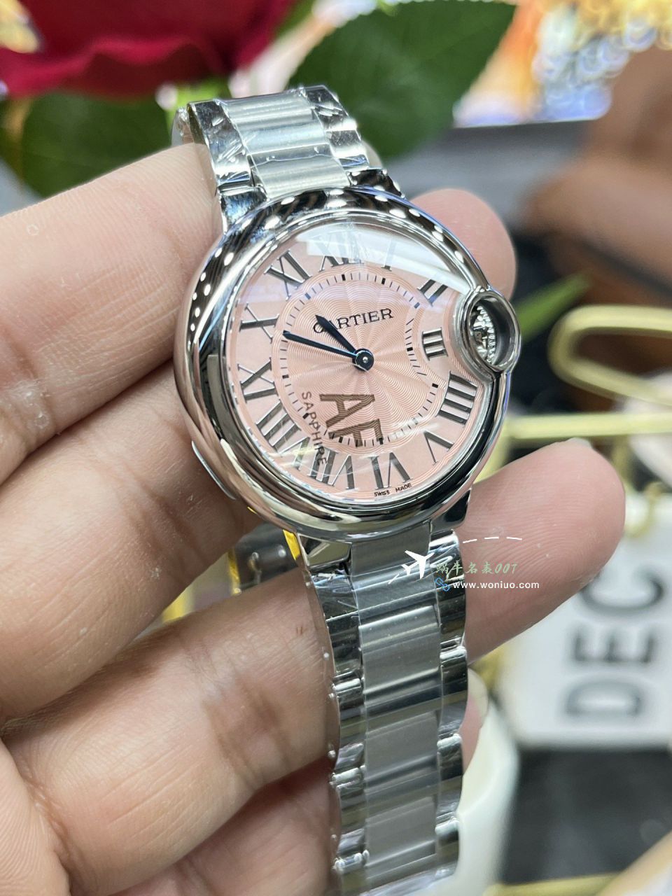 AF Cartier  蓝气球33MM石英 Replica Copy 女士 Watches 系列WSBB0047 wrist watches  / K367