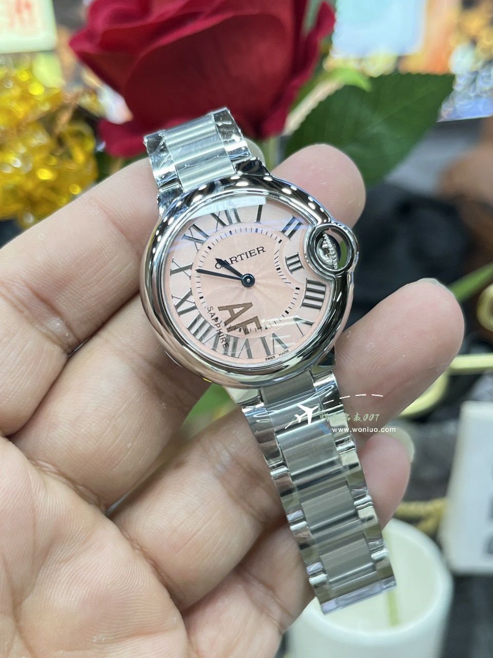 AF Cartier  蓝气球33MM石英 Replica Copy 女士 Watches 系列WSBB0047 wrist watches  / K367