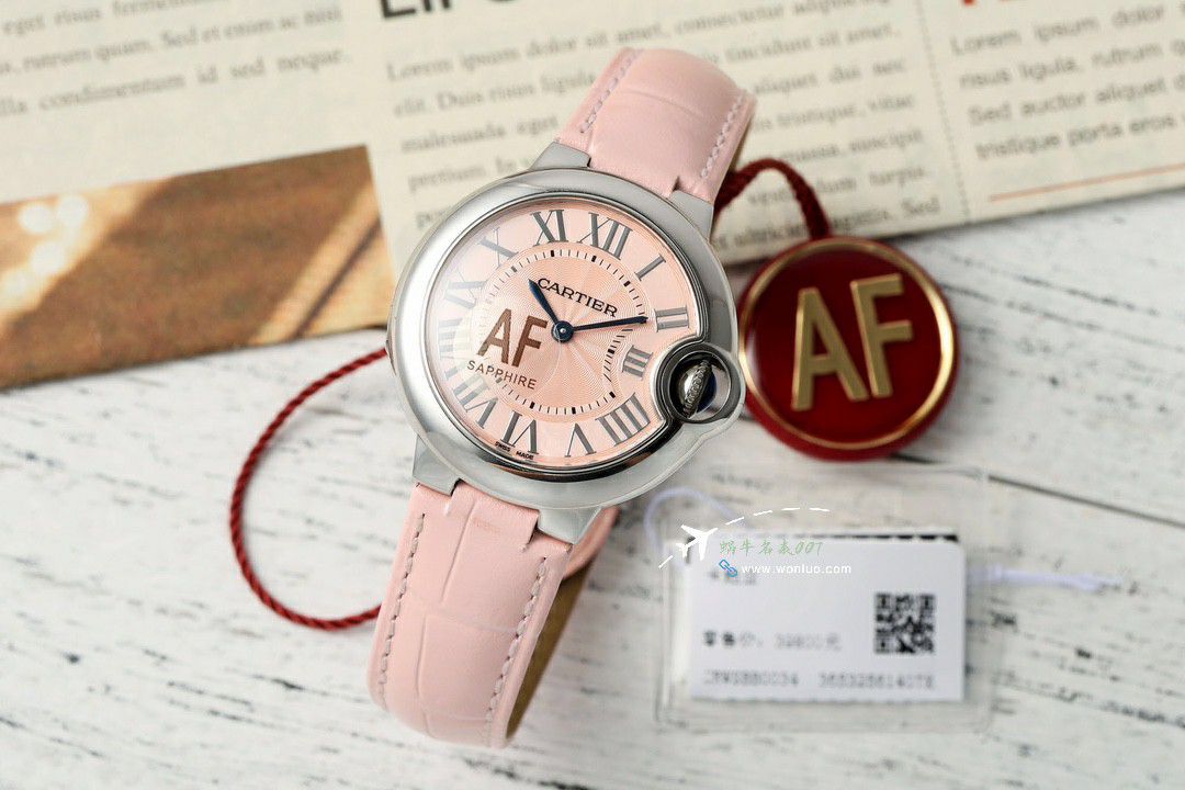 AF Cartier  蓝气球33MM石英 Replica Copy 女士 Watches 系列WSBB0047 wrist watches  / K367