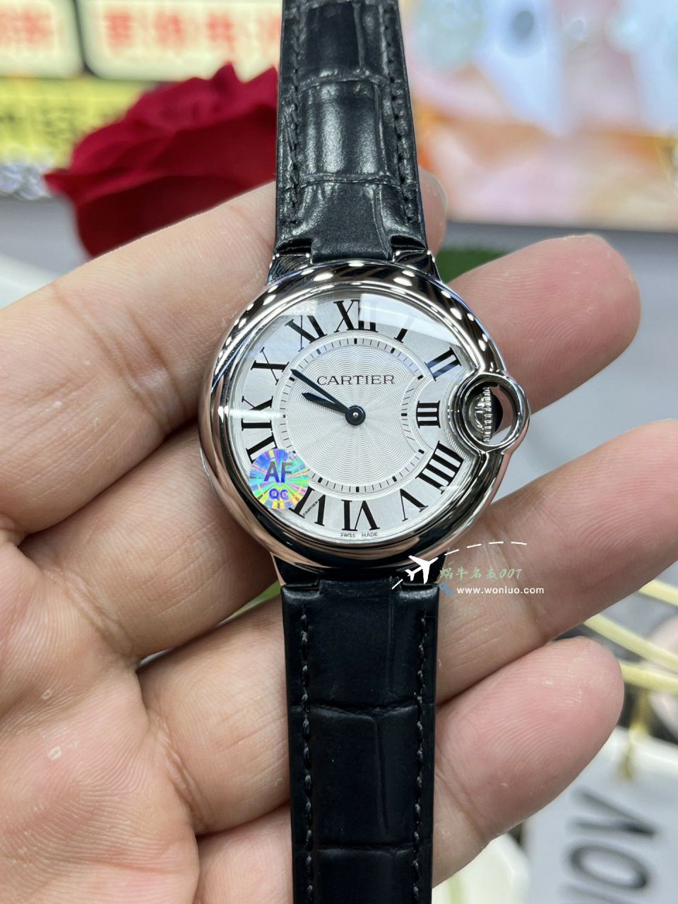 AF Cartier  蓝气球33MM石英 Replica Copy 女士 Watches 系列WSBB0047 wrist watches  / K367