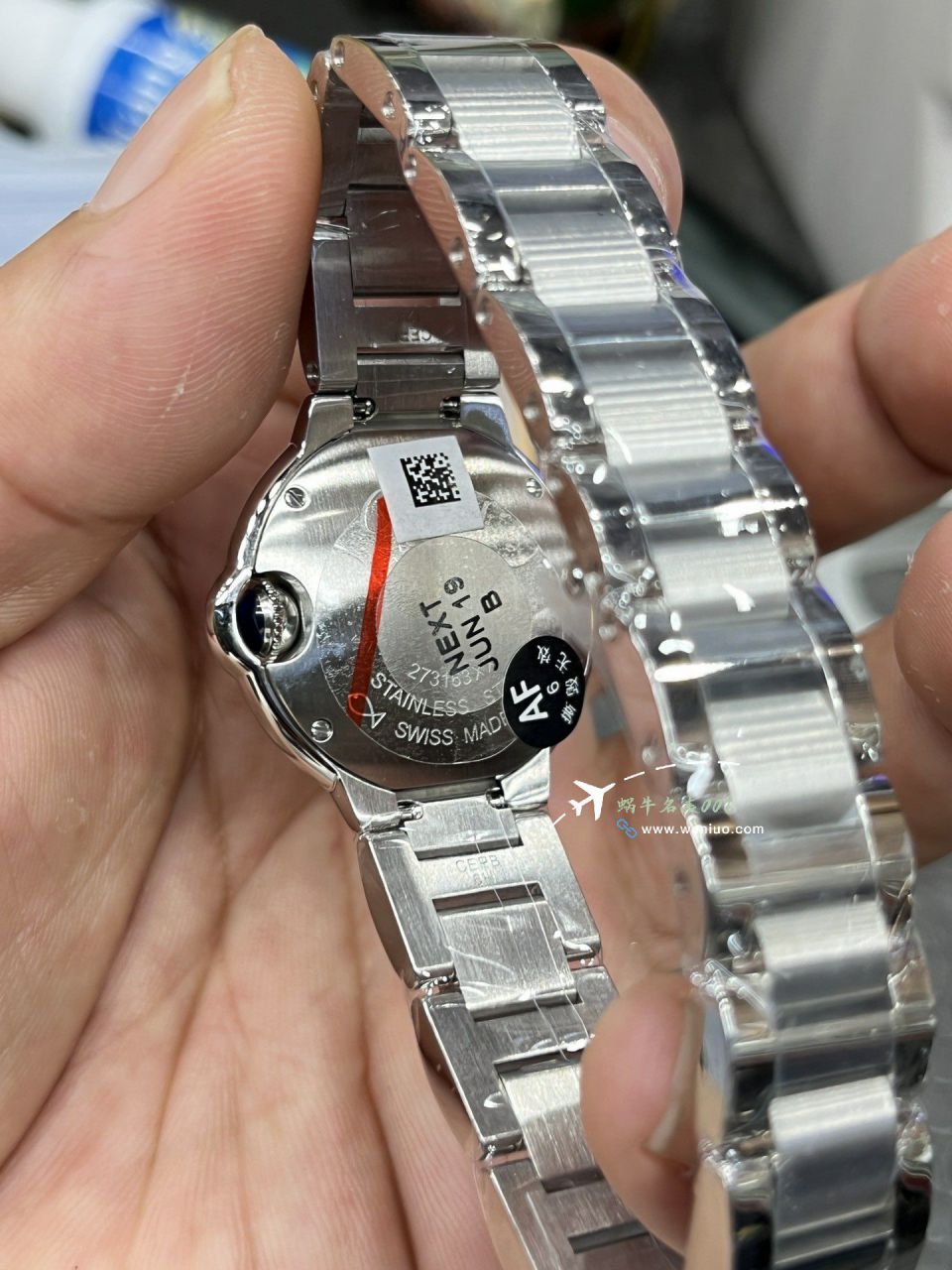 AF Cartier  蓝气球女装28毫米 top  Replica Copy  Watches W4BB0015，W4BB0029 wrist watches  / K370