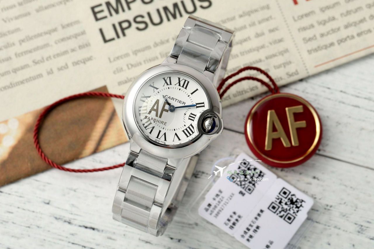 AF Cartier  蓝气球女表28石英 Perfect   Replica Watches WSBB0067 wrist watches  / K371
