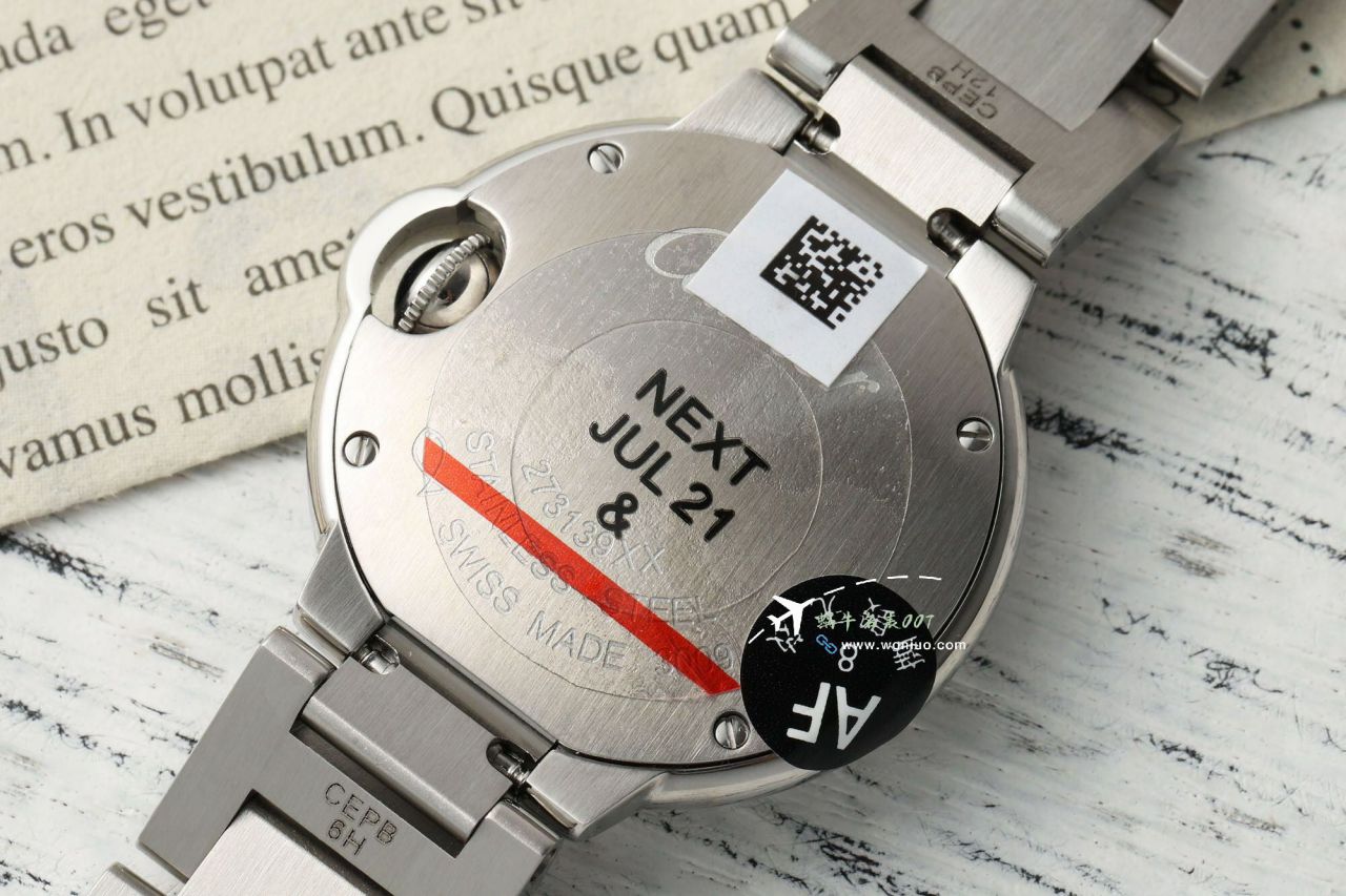 AF High quality  Replica Copy 女表 Cartier  蓝气球28毫米系列W6920038 Watches  / K372