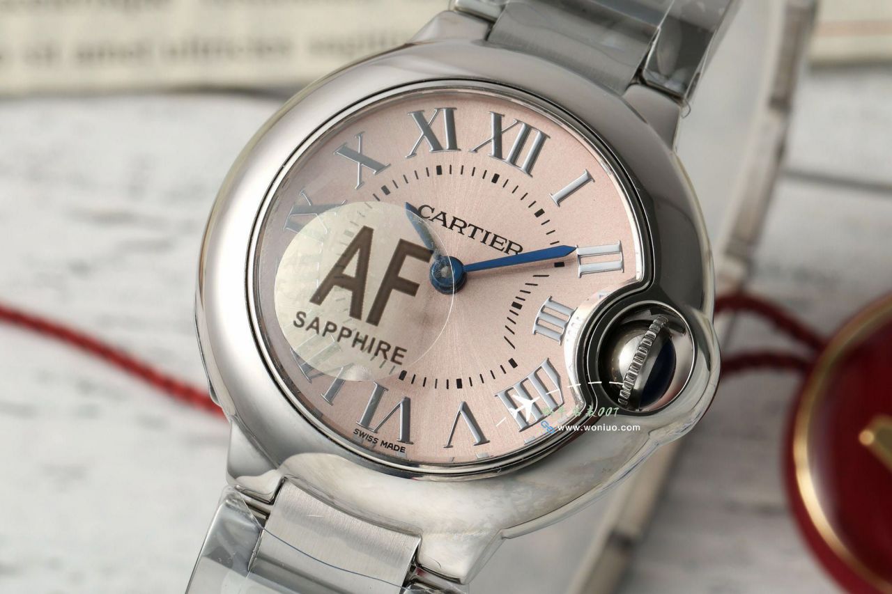AF High quality  Replica Copy 女表 Cartier  蓝气球28毫米系列W6920038 Watches  / K372