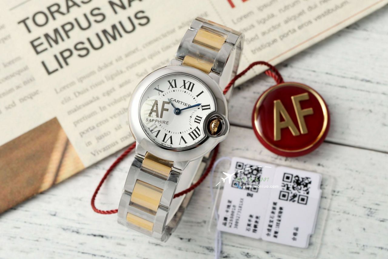 AF High quality  Replica Copy 女表 Cartier  蓝气球28毫米系列W6920038 Watches  / K372