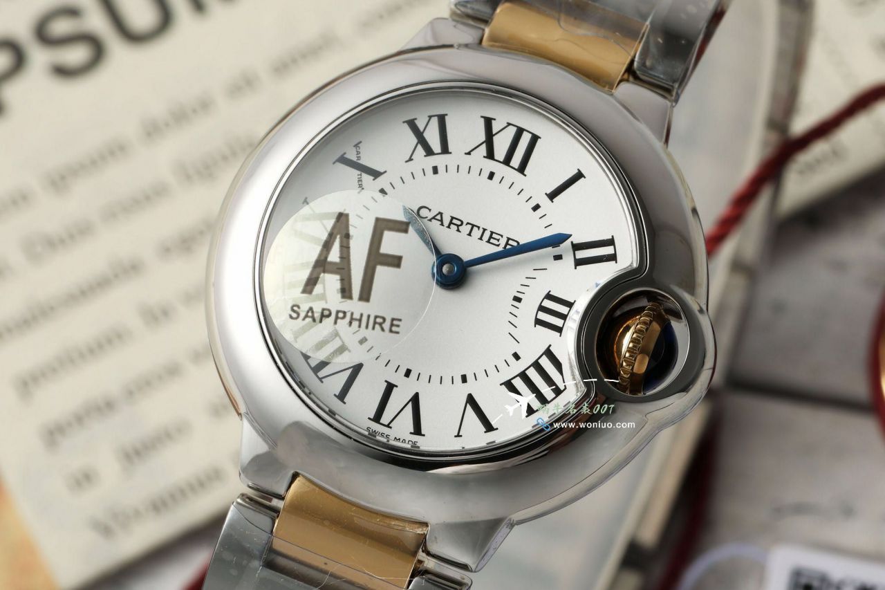AF High quality  Replica Copy 女表 Cartier  蓝气球28毫米系列W6920038 Watches  / K372