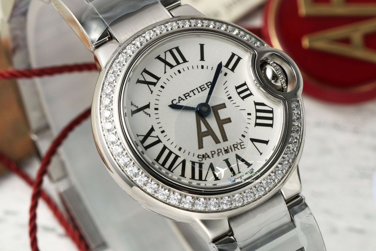 AF High quality  Replica Copy 女表 Cartier  蓝气球28毫米系列W6920038 Watches  / K372