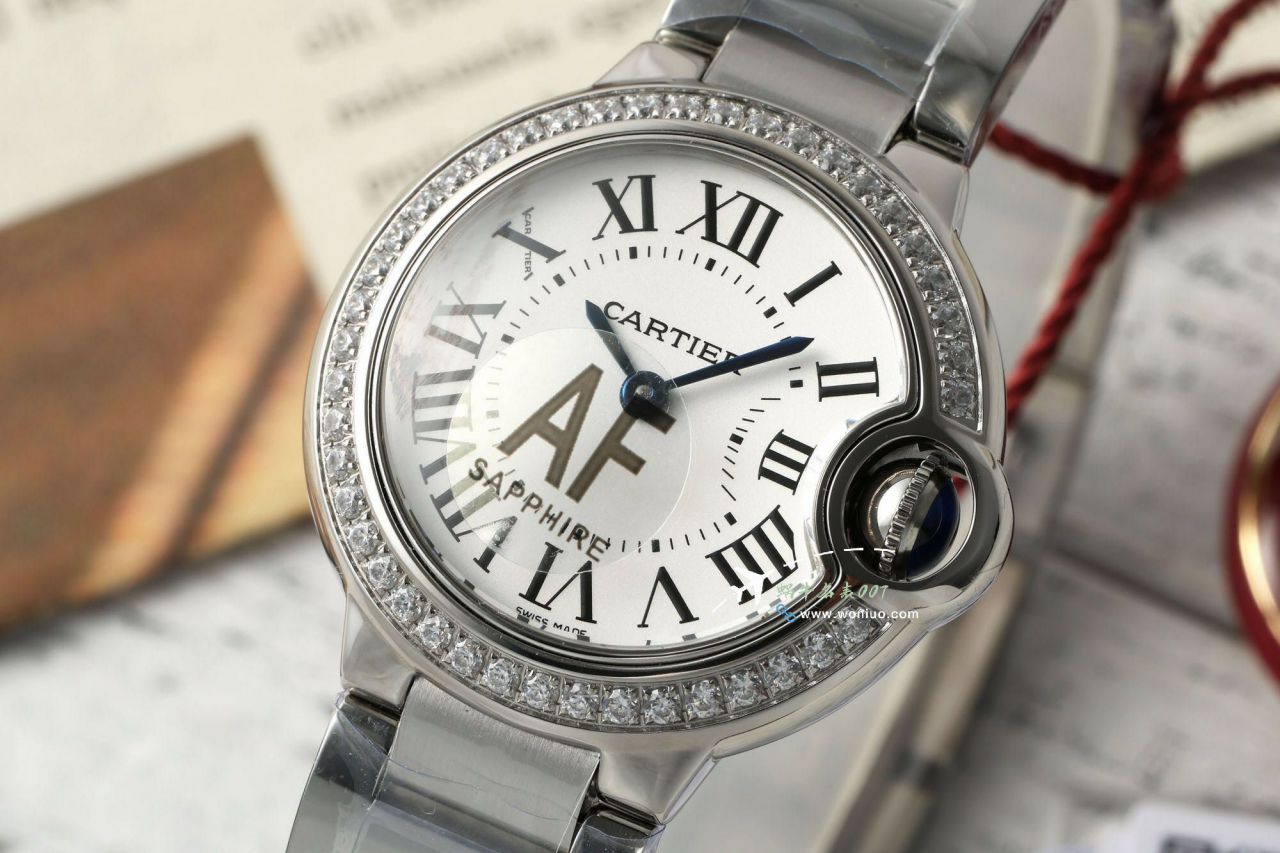 AF High quality  Replica Copy 女表 Cartier  蓝气球28毫米系列W6920038 Watches  / K372