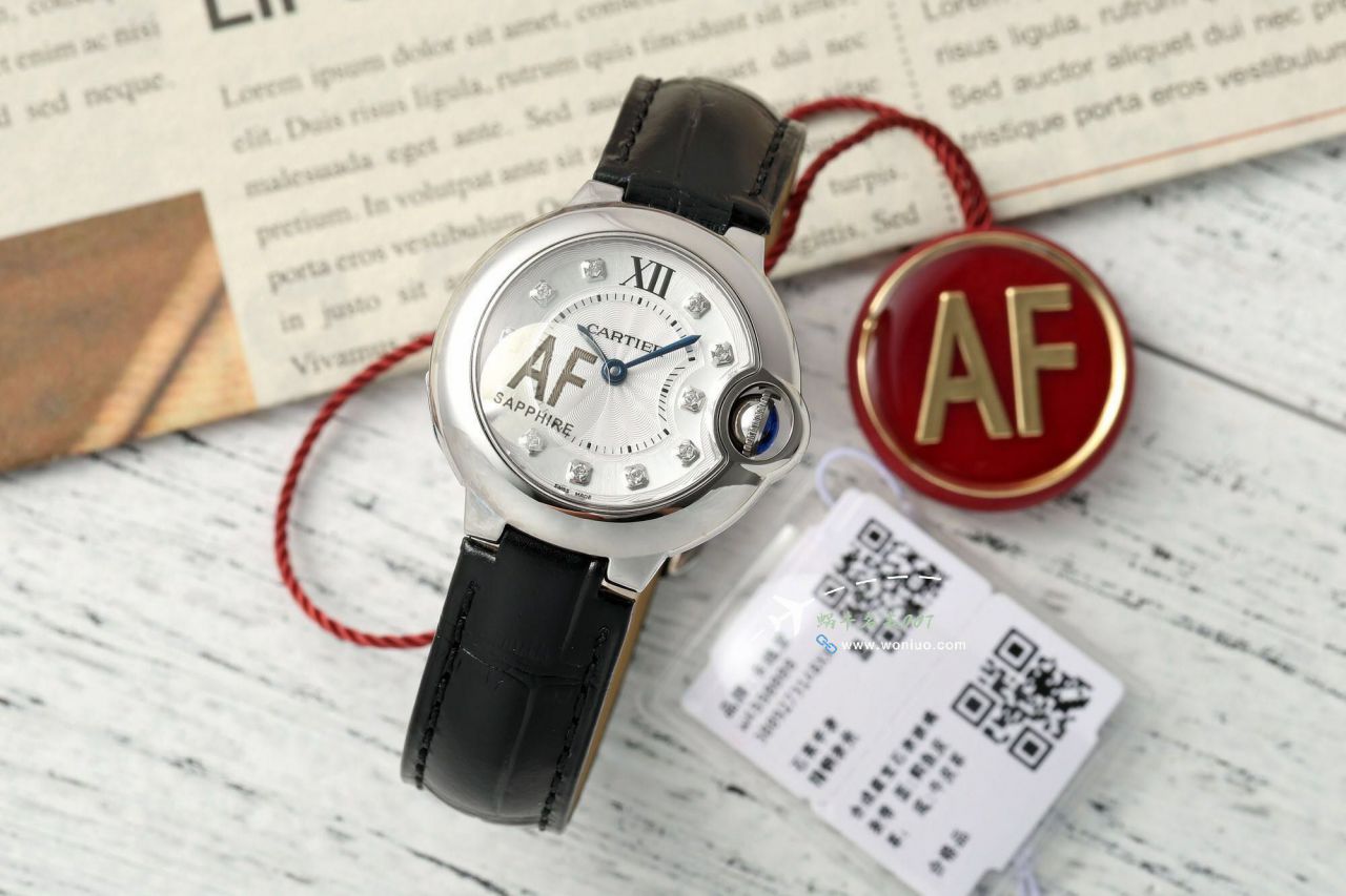 AF High quality  Replica Copy 女表 Cartier  蓝气球28毫米系列W6920038 Watches  / K372