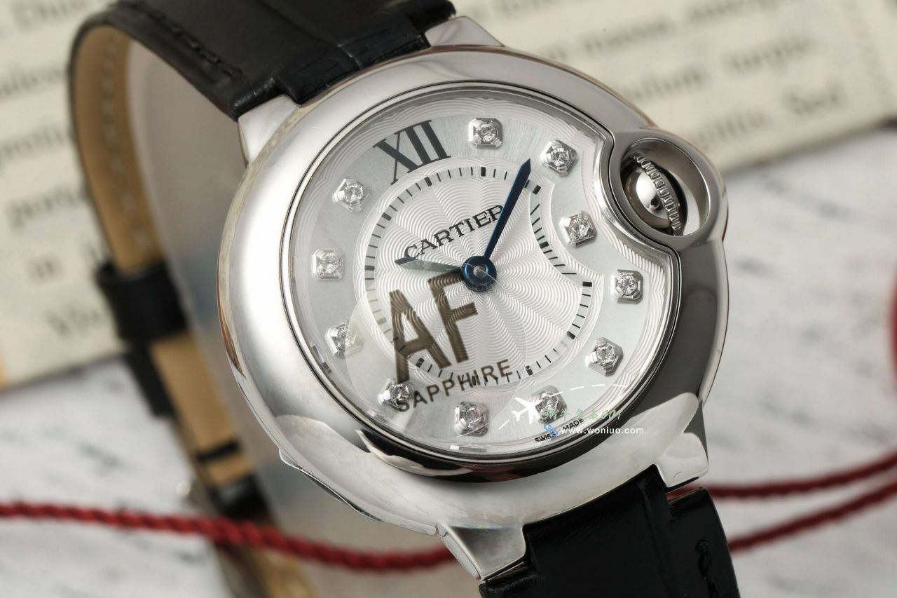 AF High quality  Replica Copy 女表 Cartier  蓝气球28毫米系列W6920038 Watches  / K372