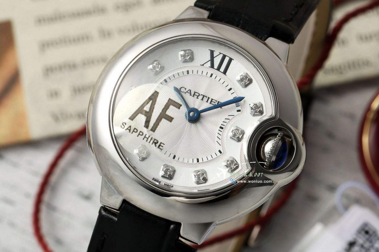 AF High quality  Replica Copy 女表 Cartier  蓝气球28毫米系列W6920038 Watches  / K372