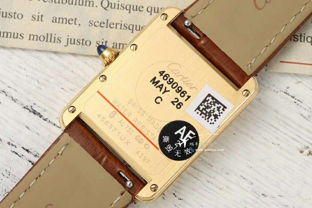 AF Factory  Cartier   top  Replica Copy 坦克 Watches 集合W5200028，WSTA0052，WGTA0062 / K375