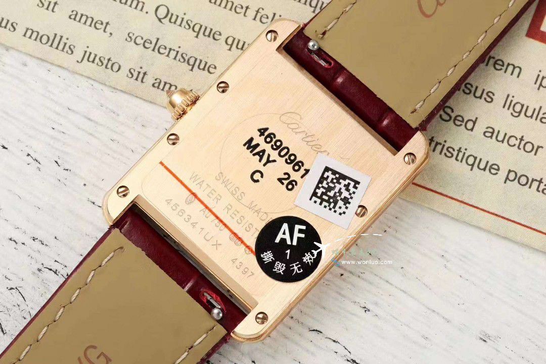 AF Factory  Cartier   top  Replica Copy 坦克 Watches 集合W5200028，WSTA0052，WGTA0062 / K375