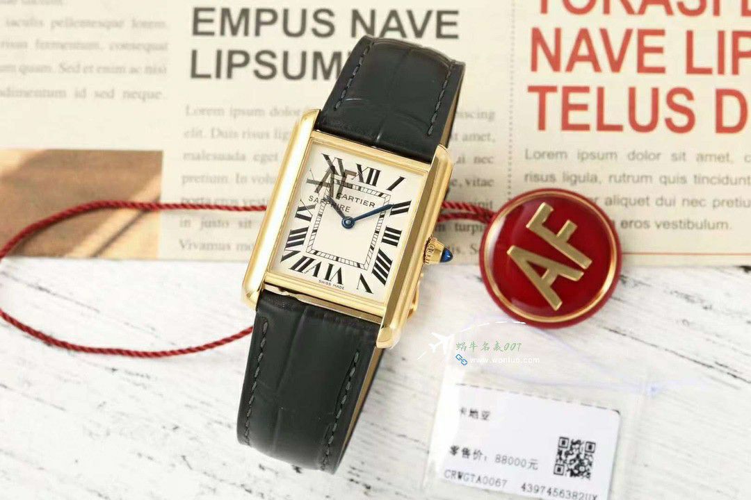 AF Factory  Cartier   top  Replica Copy 坦克 Watches 集合W5200028，WSTA0052，WGTA0062 / K375