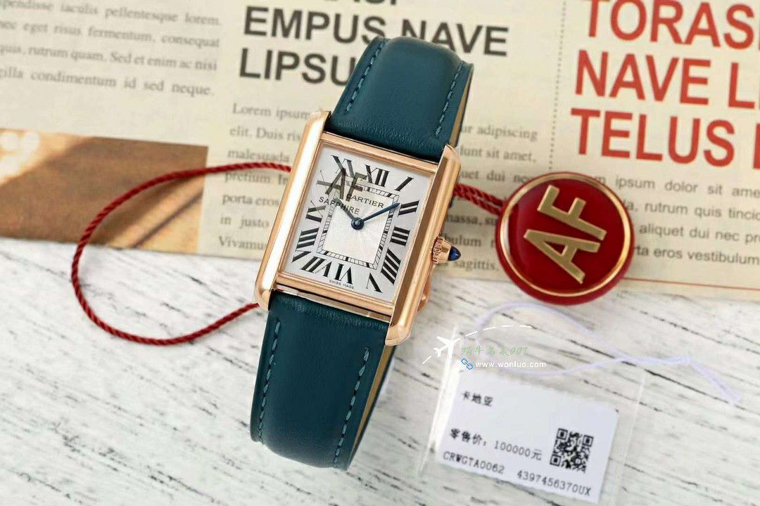 AF Factory  Cartier   top  Replica Copy 坦克 Watches 集合W5200028，WSTA0052，WGTA0062 / K375