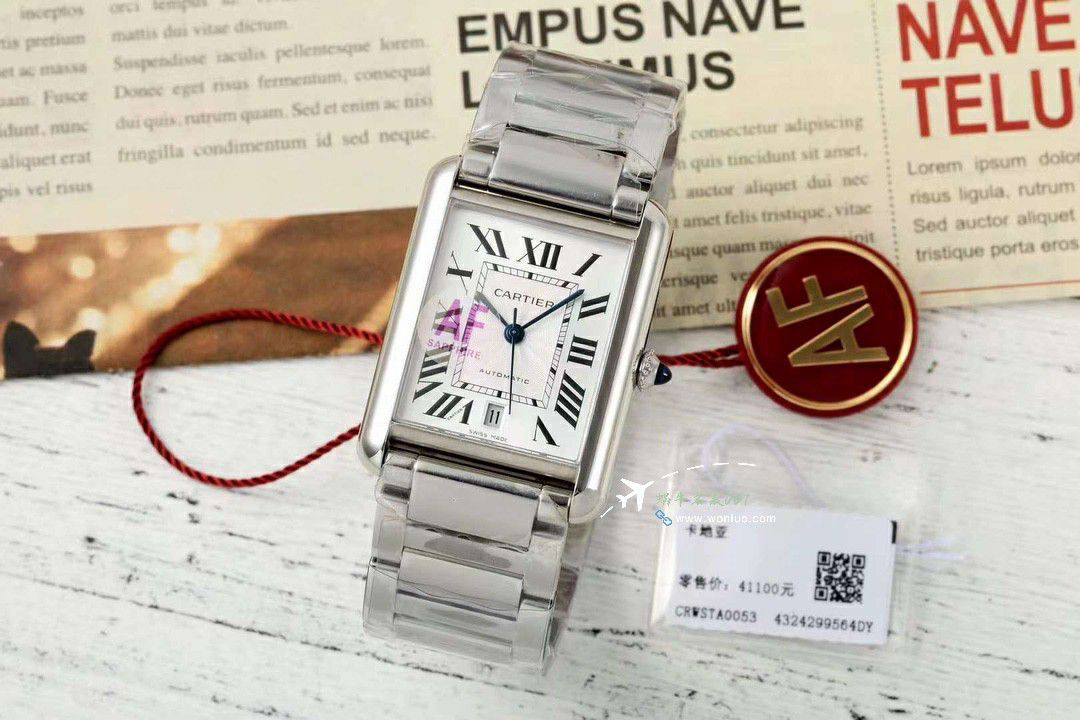 AF Factory  Cartier   top  Replica Copy 坦克 Watches 集合W5200028，WSTA0052，WGTA0062 / K375
