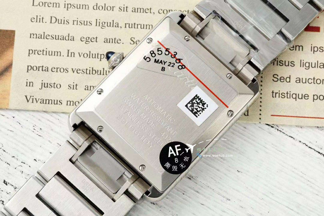 AF Factory  Cartier   top  Replica Copy 坦克 Watches 集合W5200028，WSTA0052，WGTA0062 / K375