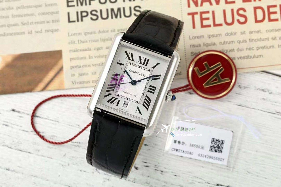 AF Factory  Cartier   top  Replica Copy 坦克 Watches 集合W5200028，WSTA0052，WGTA0062 / K375