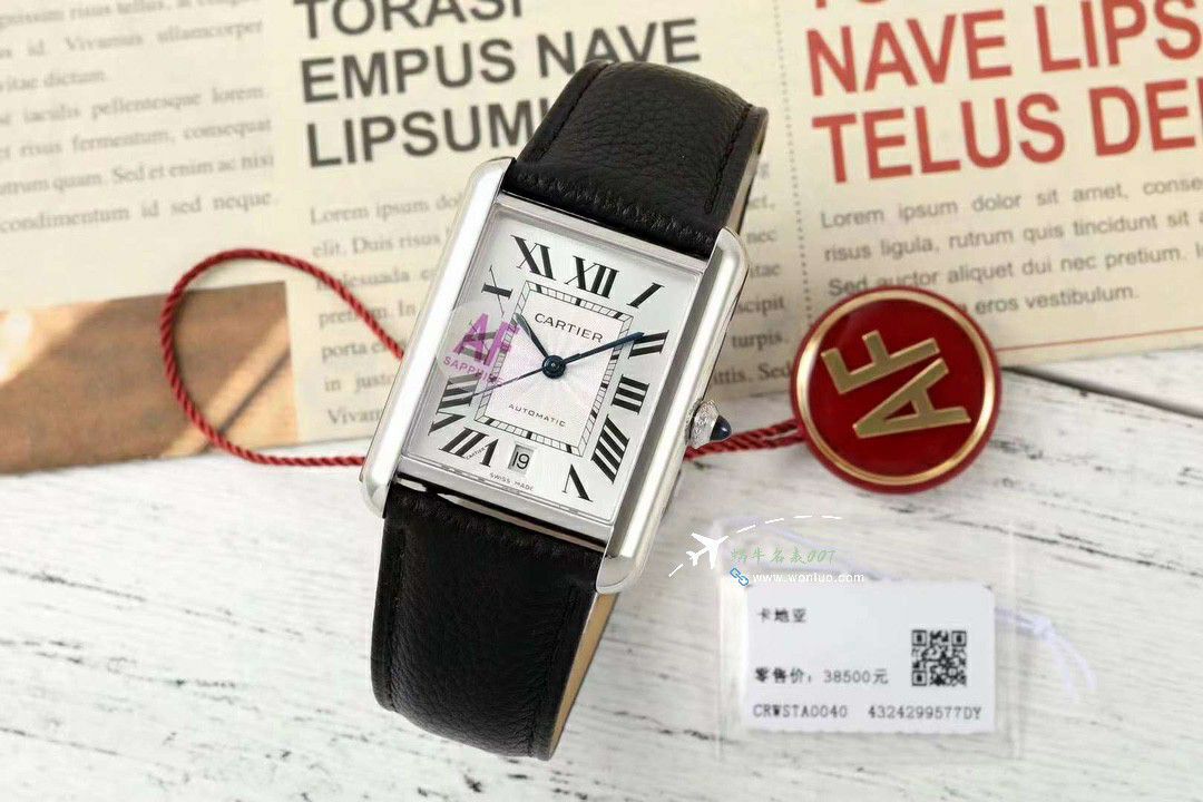 AF Factory  Cartier   top  Replica Copy 坦克 Watches 集合W5200028，WSTA0052，WGTA0062 / K375
