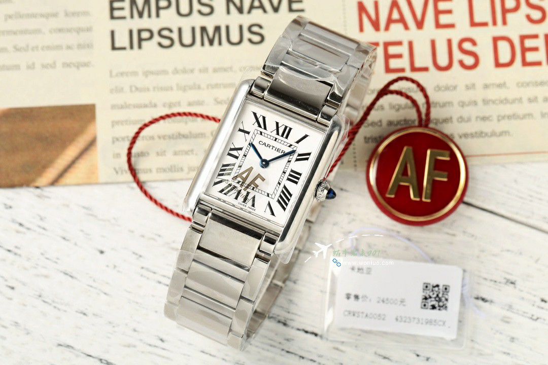 AF Factory  Cartier   top  Replica Copy 坦克 Watches 集合W5200028，WSTA0052，WGTA0062 / K375