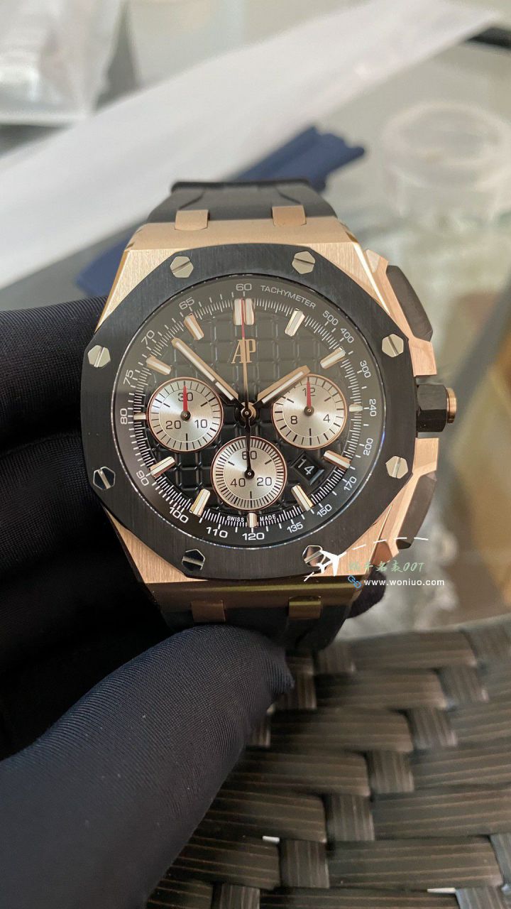 APFAudemars Piguet  Royal Oak Offshore  top  Replica Copy  Watches 26420RO.OO.A002CA.01 wrist watches  / AP283
