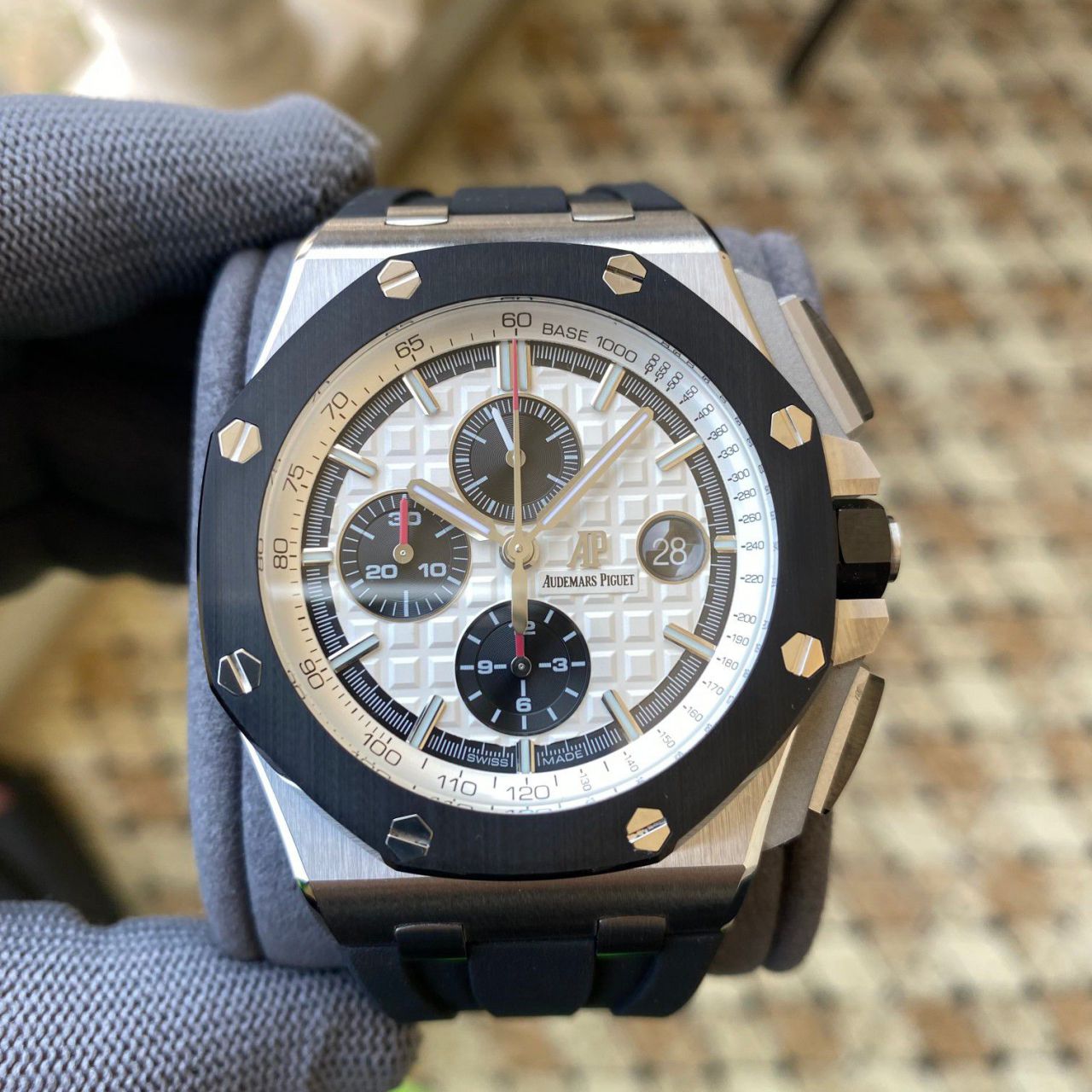 APF Factory Audemars Piguet 熊猫 Royal Oak Offshore  High quality  Replica Copy 26400SO.OO.A002CA.01 wrist watches  / AP287
