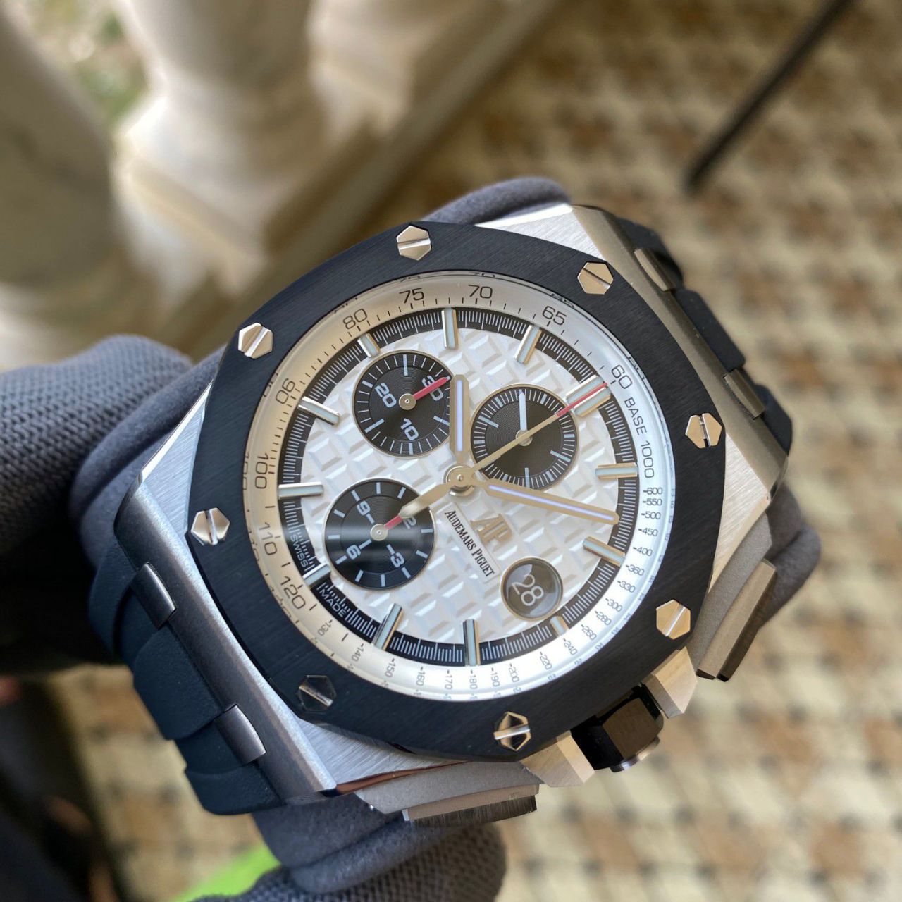 APF Factory Audemars Piguet 熊猫 Royal Oak Offshore  High quality  Replica Copy 26400SO.OO.A002CA.01 wrist watches  / AP287