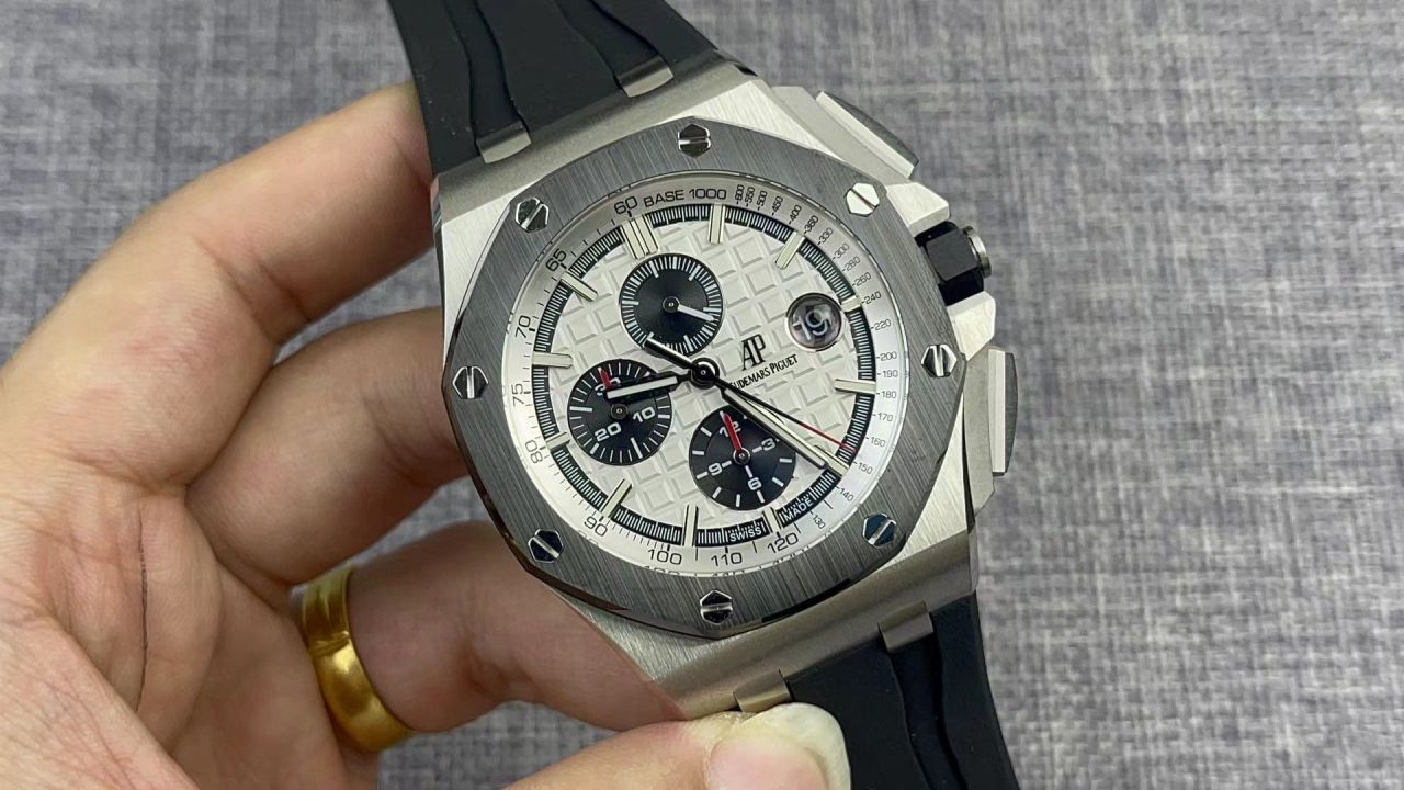 APF Factory Audemars Piguet 熊猫 Royal Oak Offshore  High quality  Replica Copy 26400SO.OO.A002CA.01 wrist watches  / AP287