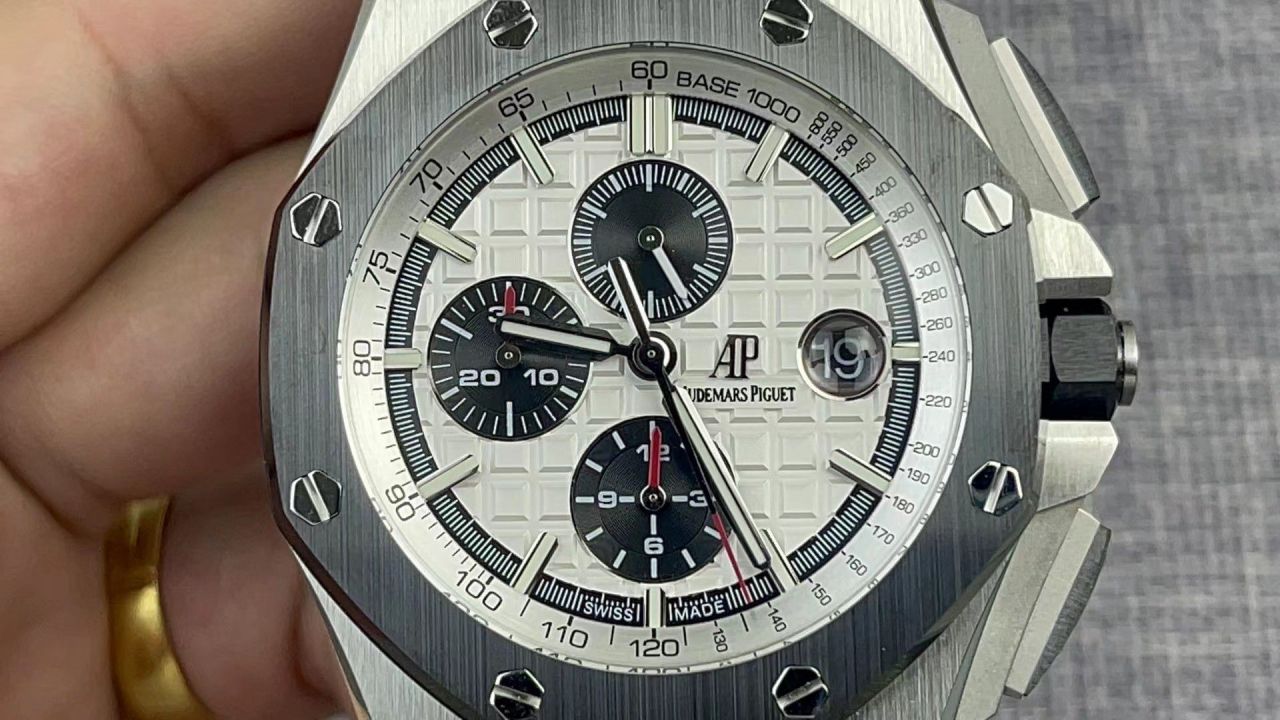 APF Factory Audemars Piguet 熊猫 Royal Oak Offshore  High quality  Replica Copy 26400SO.OO.A002CA.01 wrist watches  / AP287