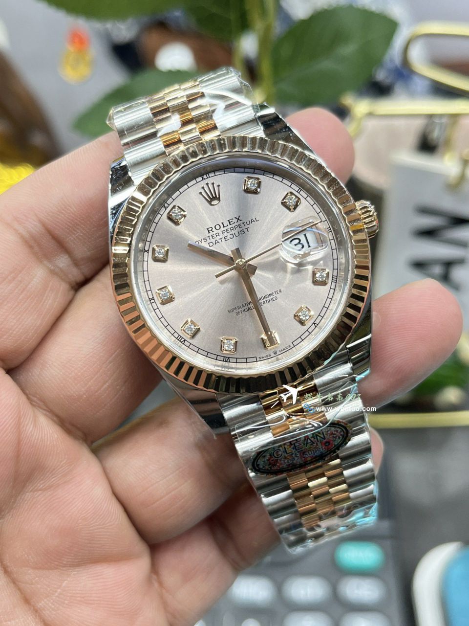 CLEAN Rolex   Datejust 41毫米 top  Replica Copy  Watches m126334-0022 wrist watches (绿罗&绿萝) / R872