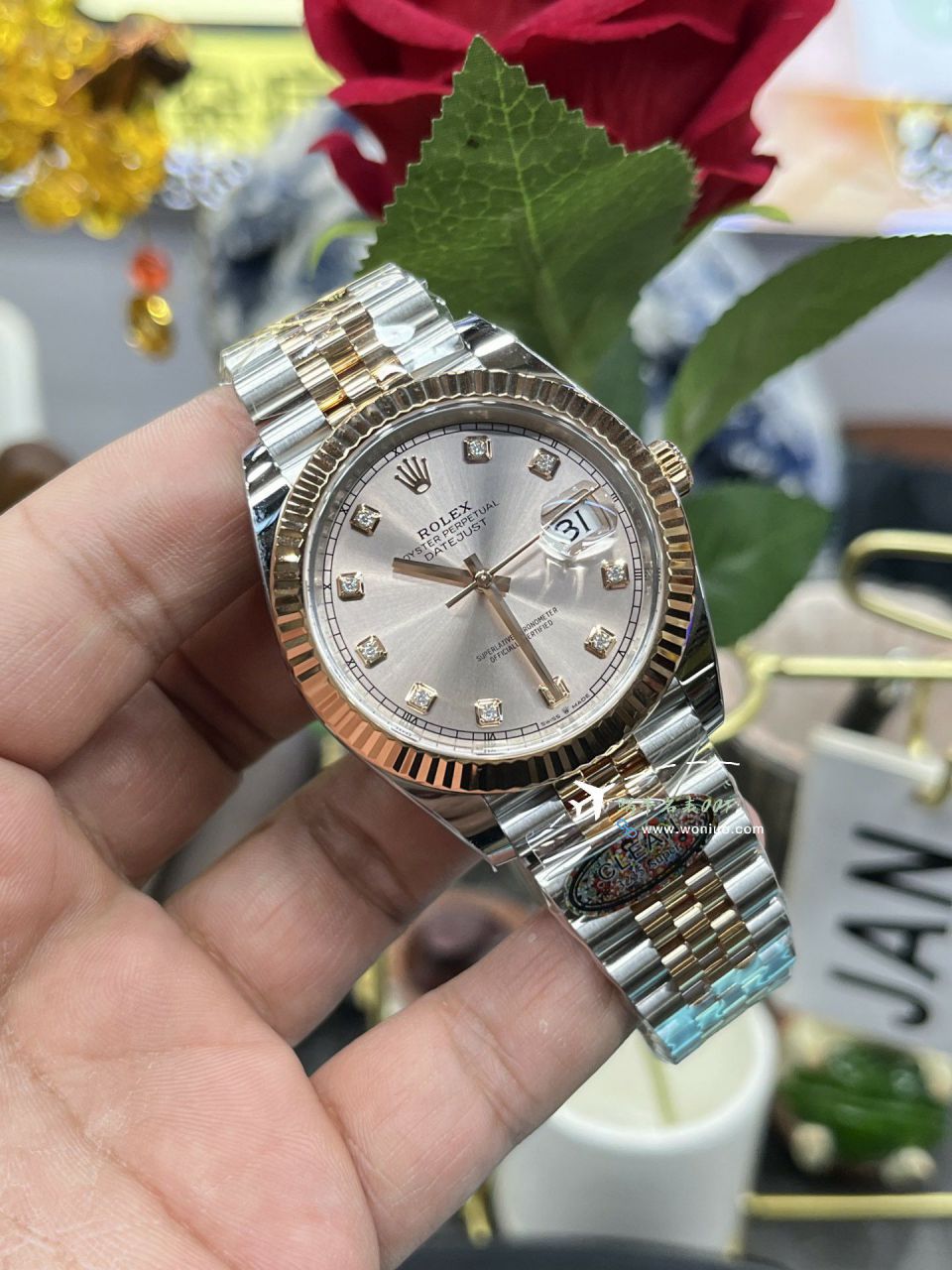 CLEAN Rolex   Datejust 41毫米 top  Replica Copy  Watches m126334-0022 wrist watches (绿罗&绿萝) / R872