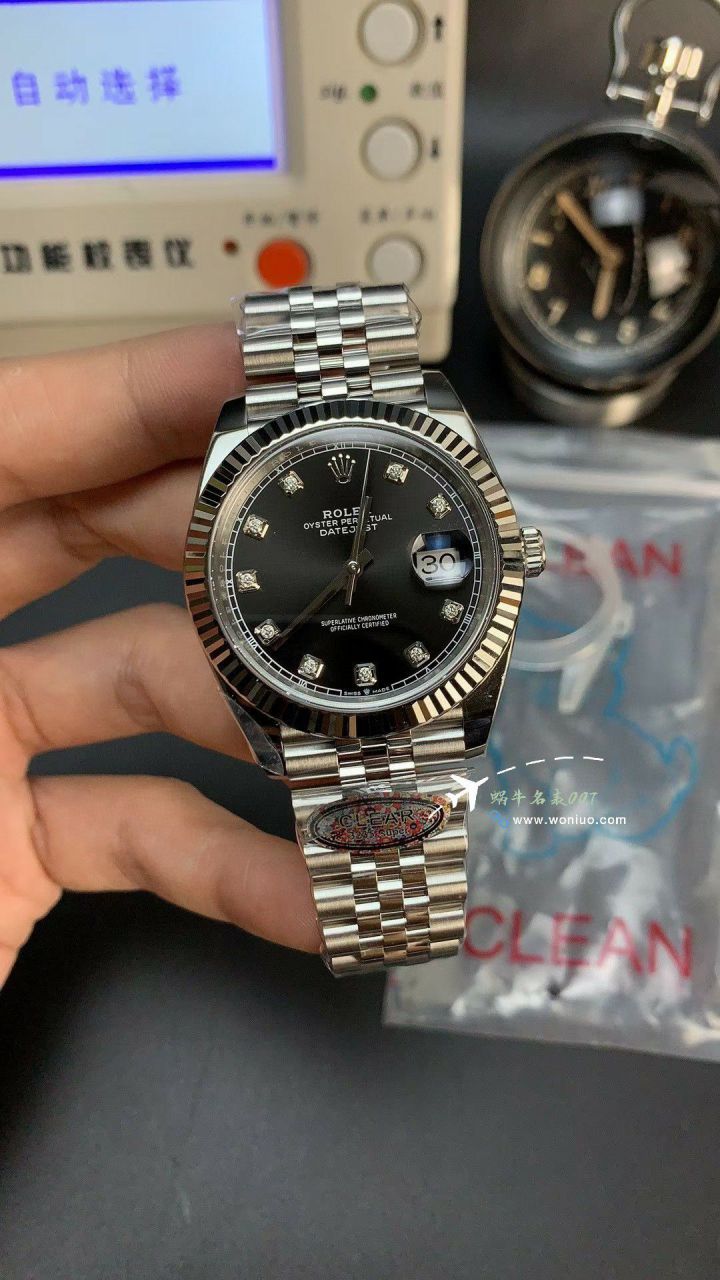 CLEAN Rolex   Datejust 41毫米 top  Replica Copy  Watches m126334-0022 wrist watches (绿罗&绿萝) / R872
